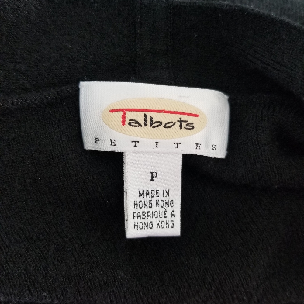 Vintage Talbots Black Maxi Dress Cardigan Set - Picture 4 of 5
